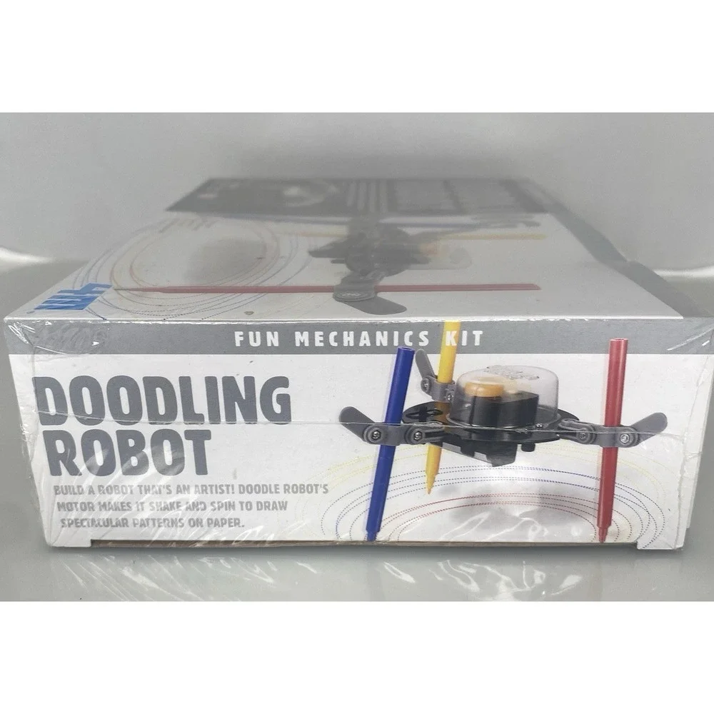 4M Doodling Robot Fun Mechanics Kit Build Art Create